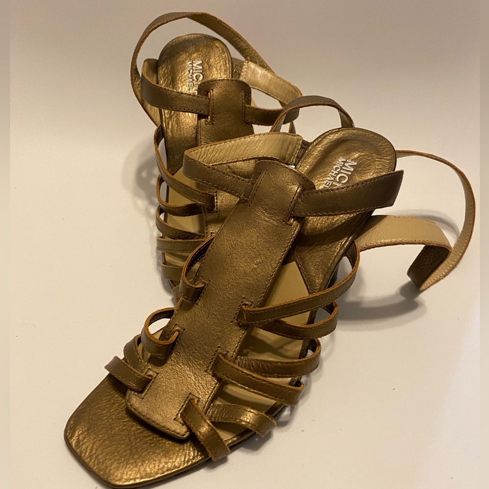 Michael Kors
Women's Strappy Leather Platform High-heel Sandals